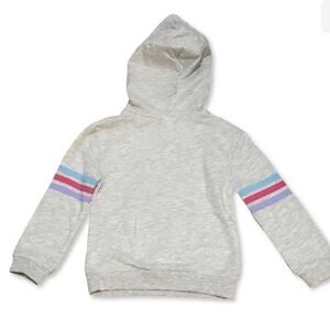 IDEOLOGY Girls Fleece Pullover Hoodie with Pocket Heather Gray Size 4T-NWT